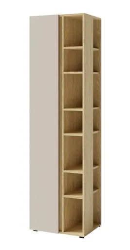 Meblar  Regál LUCA LC04 | béžová/dub olejovaný