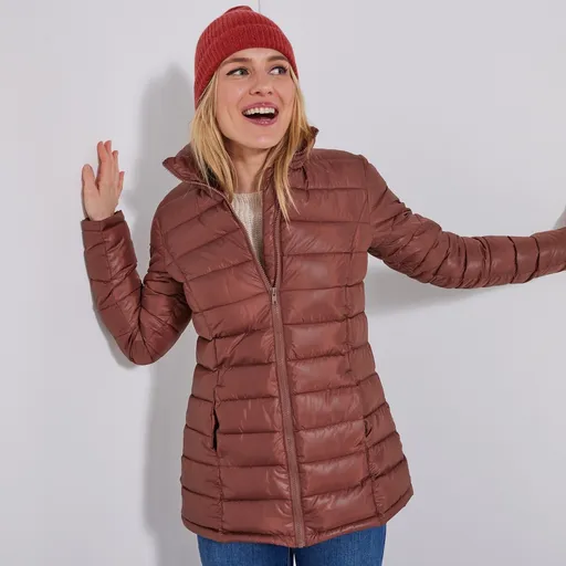 Nepremokavá prešívaná bunda na zips