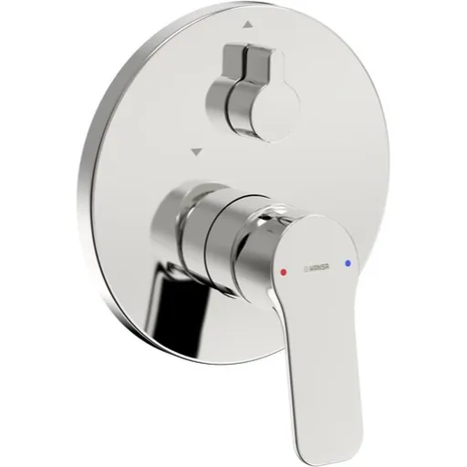 Hansa Basic sprchová a vaňová batéria bez podomietkového telesa chróm 80559003