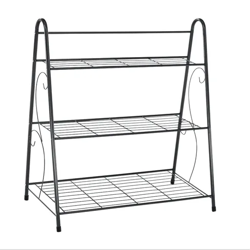 Kondela Regál, 3-policový, tmavosivá, VERUMA