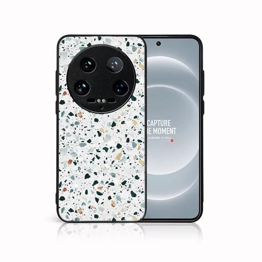 MY ART Ochranný kryt pre Xiaomi 14 Ultra GREY TERRAZZO (163)
