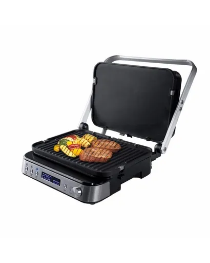 Orava Grillchef-3 elektrický kontaktný gril, 2000 W, LCD displej, časovač, digitálne ovládanie