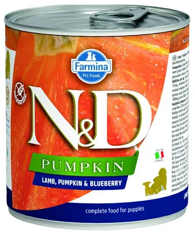 N&D Dog Pumpkin Puppy Lamb & Blueberry 285 g