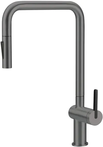 DEANTE - Momi titánová kuchynská batéria, s výsuvnou hubicou BKM_D73N