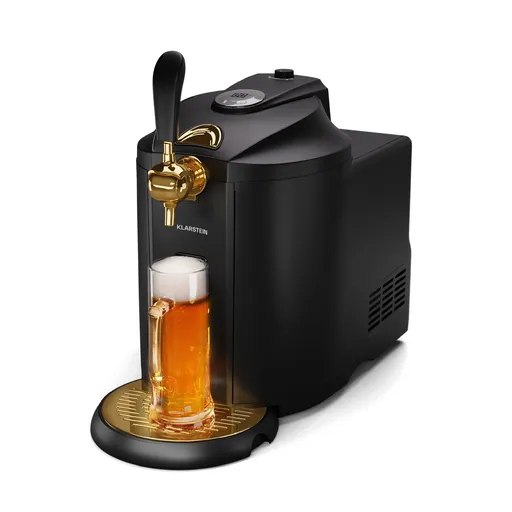 Klarstein Beerkules pivný výčap, pre 5 litrové sudy, chladiaci kompresor, LED-Displej, 6 teplôt