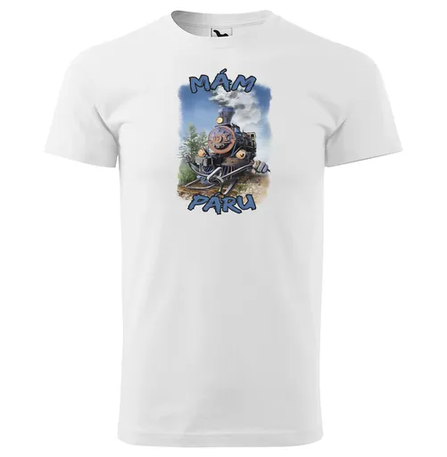 Tričko Mám páru (Veľkosť: 2XL, Typ: pre mužov, Farba tričká: Biela)