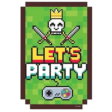 Pozvánky minecraft – 6 ks (5902973140224)