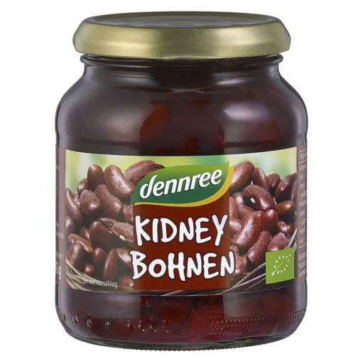 DENNREE Fazuľa červená oblička v slanom náleve BIO 360 g