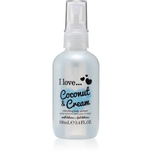 I Love Coconut & Cream osviežujúci telový sprej 100 ml