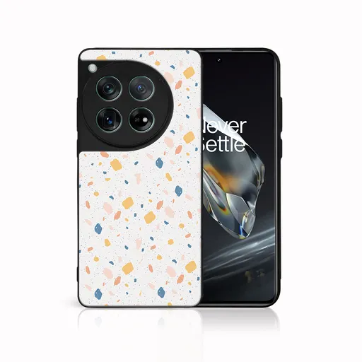 MY ART Ochranný kryt pre OnePlus 12 ORANGE TERRAZZO (165)