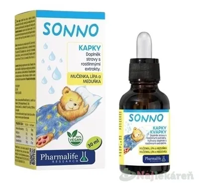 PHARMALIFE SONNO KVAPKY s extraktami z mučenky, lipy, medovky 30 ml