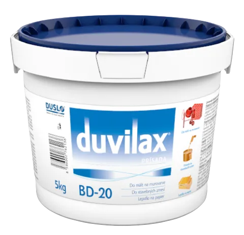 DUVILAX BD-20 - Lepidlo do stavebných zmesí 1 kg biela