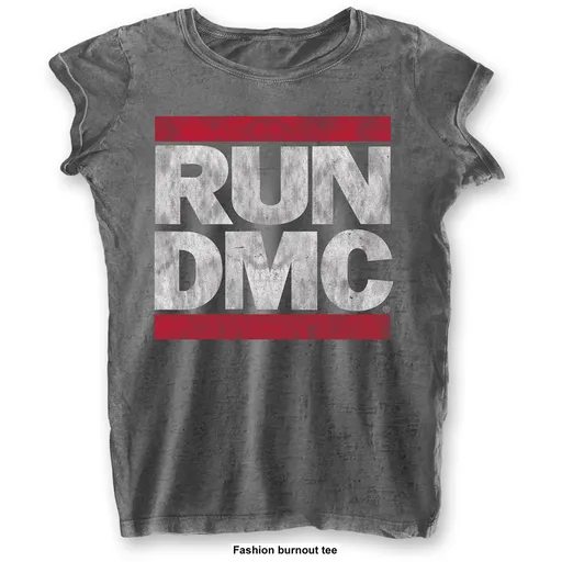 Run-DMC tričko DMC Logo Šedá XL