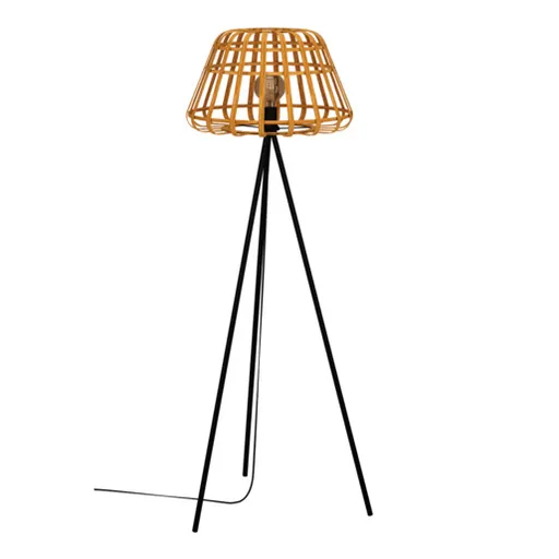 Stojaca lampa Eglo MONTEZUELO čierna 390155