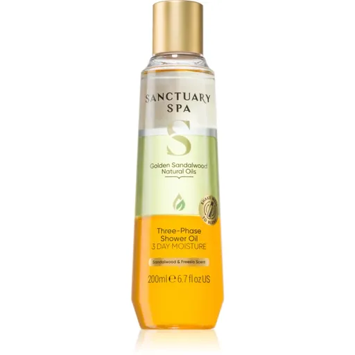 Sanctuary Spa Golden Sandalwood ošetrujúci sprchový olej 200 ml