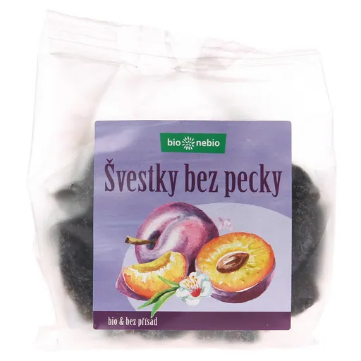BIO NEBIO Sušené slivky vykôstkované BIO 150 g