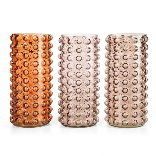 ArtFir Dekoračné vázy 102090 | oranžová 10,7 x 22 cm