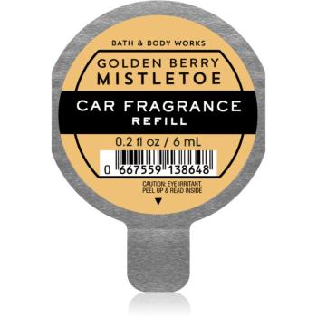 Bath & Body Works Golden Berry Mistletoe vôňa do auta náhradná náplň 6 ml