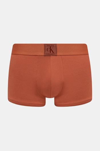 Boxerky Calvin Klein Underwear pánske, oranžová farba, 000NB4079A