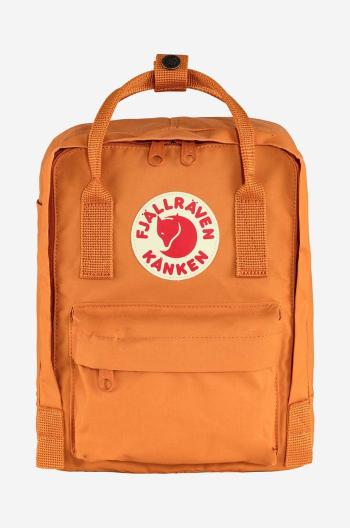 Ruksak Fjallraven Kanken Mini F23561.206-206, oranžová farba, malý, s nášivkou