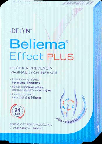 IDELYN BELIEMA Beliema Effect PLUS tablety vaginálne 7 ks