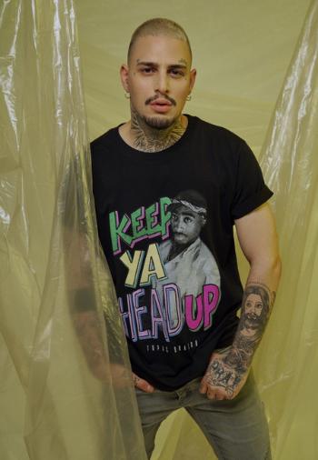 Mr. Tee TuPac Keep Ya Head Up Tee black - 2XL