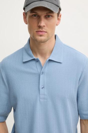 Bavlnené polo tričko Filippa K jednofarebné, 31560