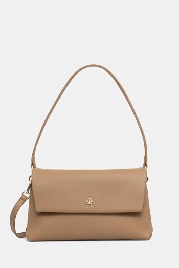 Kabelka Tommy Hilfiger hnedá farba, AW0AW17695