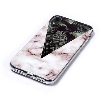 MARBLE Ochranný kryt Apple iPhone XR LEAVES