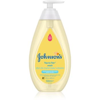 Johnson's® Top-to-Toe umývací gél na telo a vlasy pre deti od narodenia 500 ml