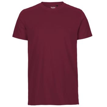 Neutral Pánske tričko Fit z organickej Fairtrade bavlny - Bordeaux | XL