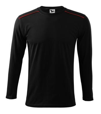 MALFINI Tričko s dlhým rukávom Long Sleeve - Čierna | XXL