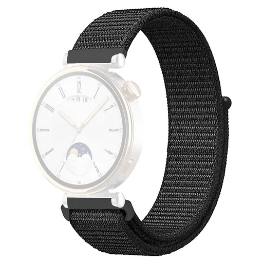 NYLON Vymeniteľný remienok pre Huawei Watch GT 4 41mm čierny