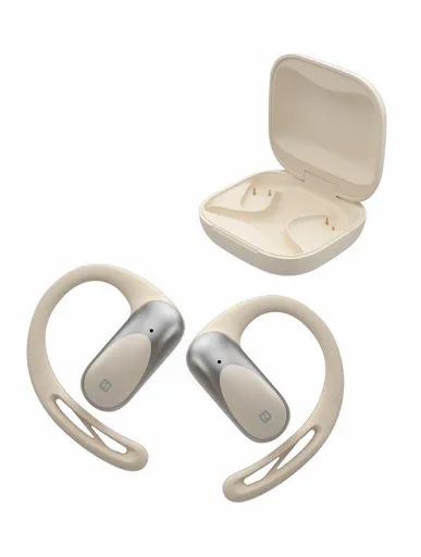 SWISSTEN BLUETOOTH SLÚCHADLÁ NA BEHANIE OPEN EAR BIELA