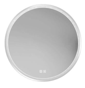Kielle - Idolio Zrkadlo s LED osvetlením a vyhrievaním, priemer 80 cm, chróm 50324003