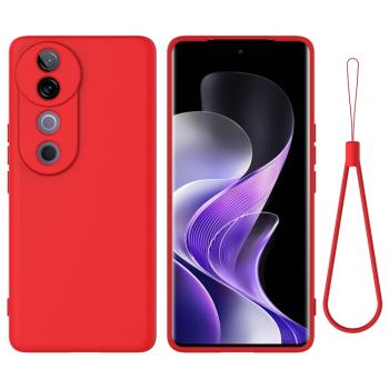 RUBBER Ochranný kryt pre Vivo V40 5G červený