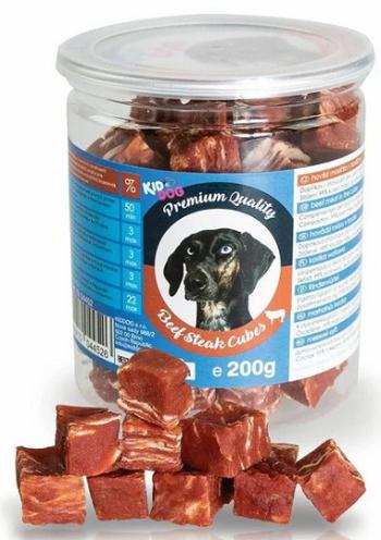 Kiddog hovězí masíčko v kostičce PREMIUM QUALITY 200 g dóza