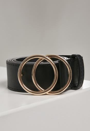 Urban Classics Ring Buckle Belt black - L