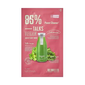 Missha Vegánska plátienková pleťová maska Talks Vegan Power Cleanse (Squeeze Sheet Mask) 27 g