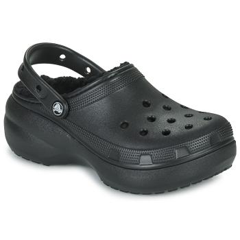 Crocs  Classic Platform Lined Clog W  Nazuvky Čierna