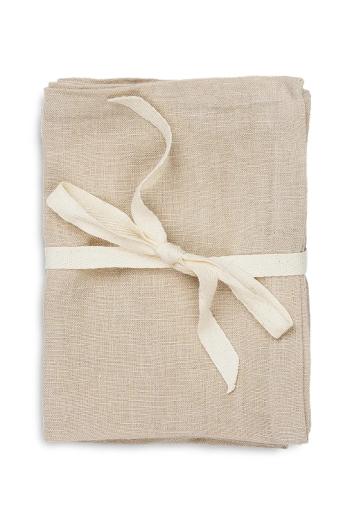 Prestieranie pod tanier ferm LIVING Linen Placemat 2-pak béžová farba