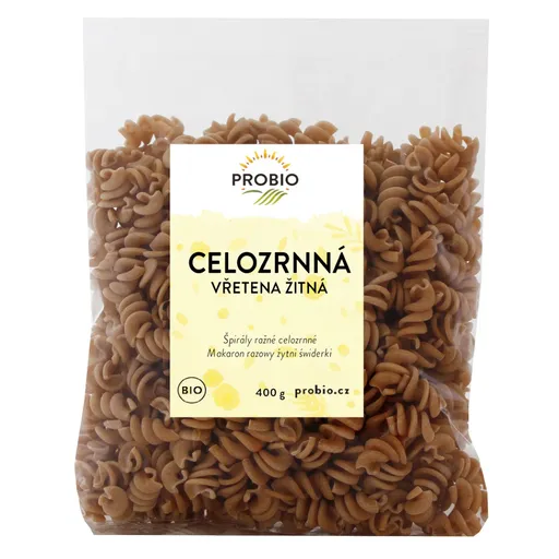 PROBIO Vretená ražná celozrnná BIO 400 g