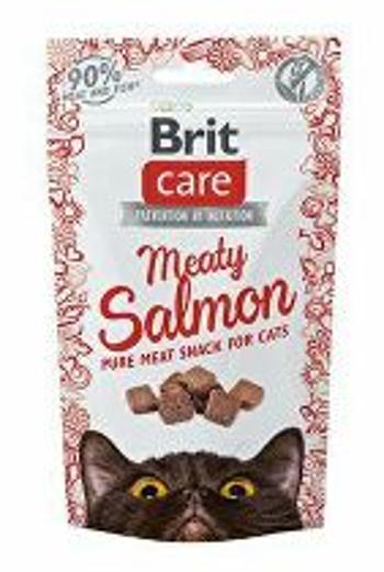 Brit Care Cat Snack Meaty Salmon 50g + Množstevná zľava