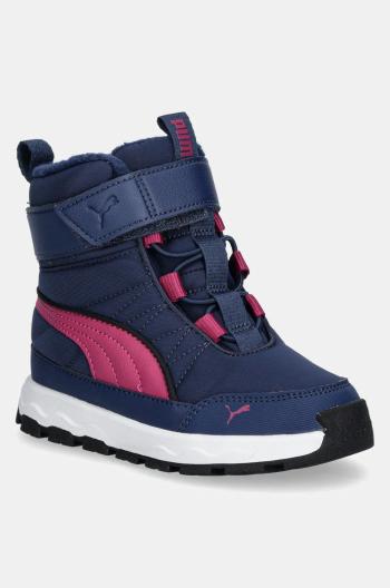 Detské snehule Puma Evolve Boot AC+ PS tmavomodrá farba
