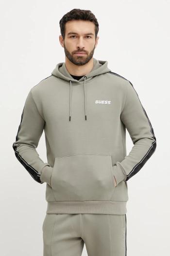 Mikina Guess MICKEY pánska, hnedá farba, s kapucňou, s potlačou, Z4RQ21 KB3P2