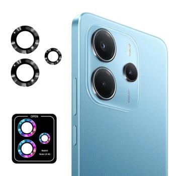 ENKAY ALU Sklo pre fotoaparát Xiaomi Redmi Note 14 BLACK