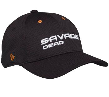 Savage gear šiltovka sports mesh cap one size black ink