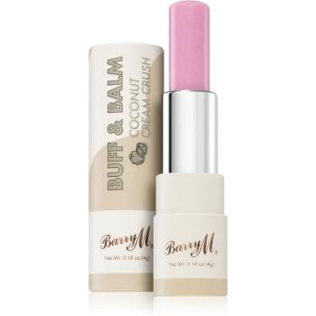 Barry M Buff & Balm vyhladzujúci balzam na pery pre objem odtieň Coconut Cream Crush 4 ml