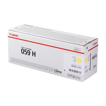CANON 059H Y - originálny toner, žltý, 13500 strán