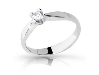Cutie Diamonds Zásnubný prsteň z bieleho zlata s diamantom DZ6897-2100-10-X-2 54 mm